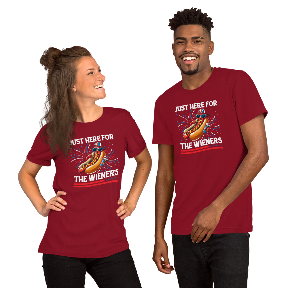 Just Here For The Wieners Tee