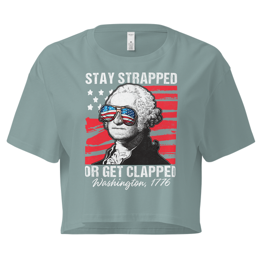 Stay Strapped Cropped Tee