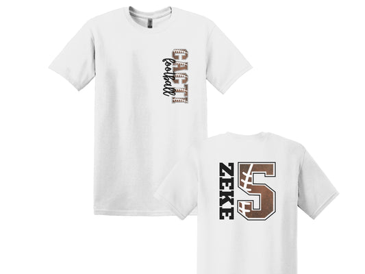 The "Custom Game Day" Era Custom Football Tees & Crewnecks