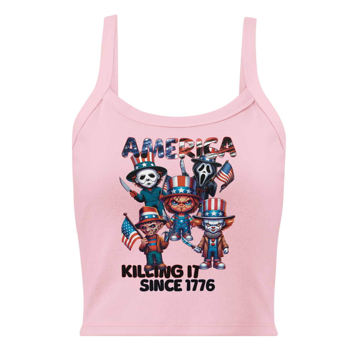 America Killers Cropped Tank