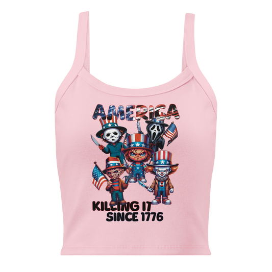 America Killers Cropped Tank