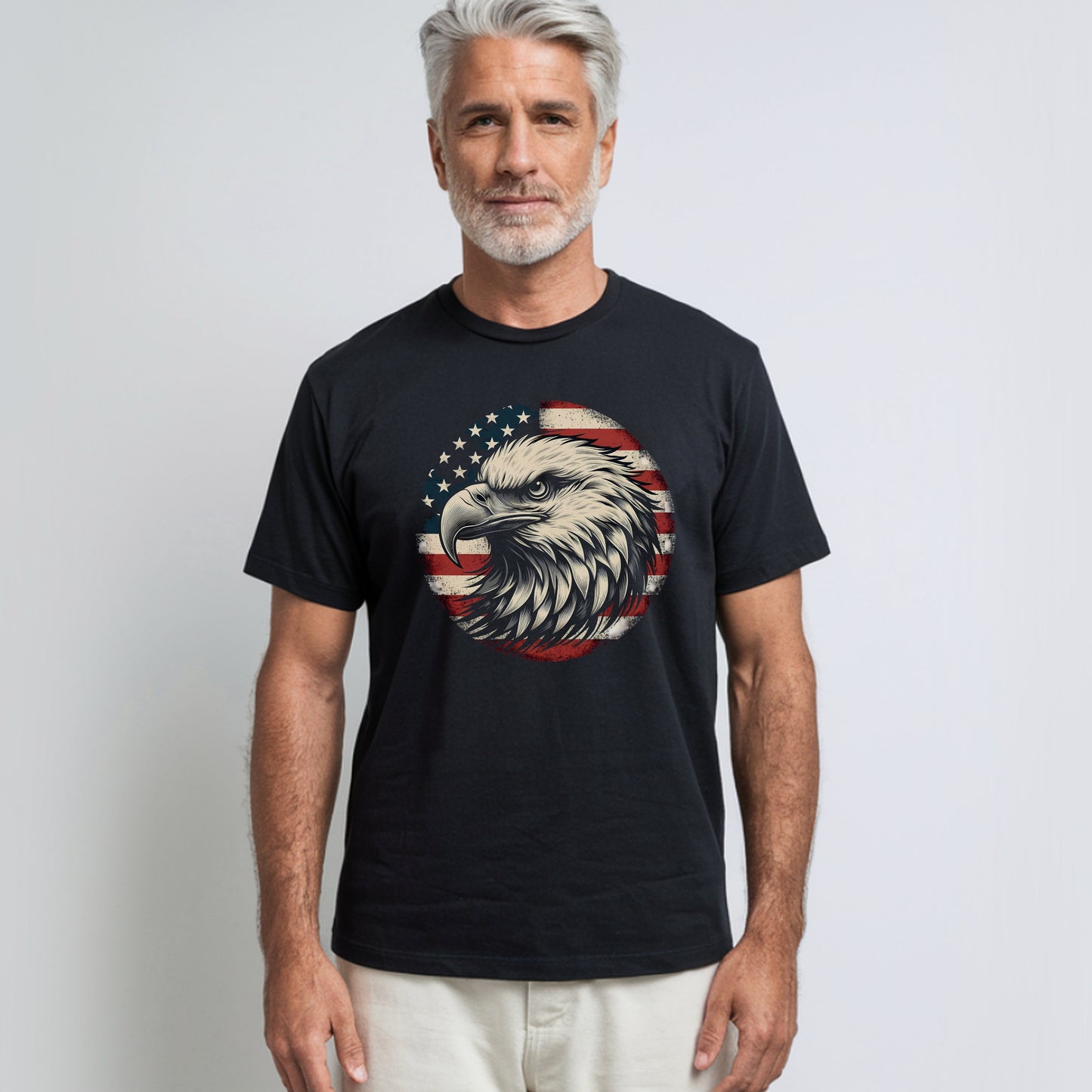Patriotic Eagle Graphic Tee