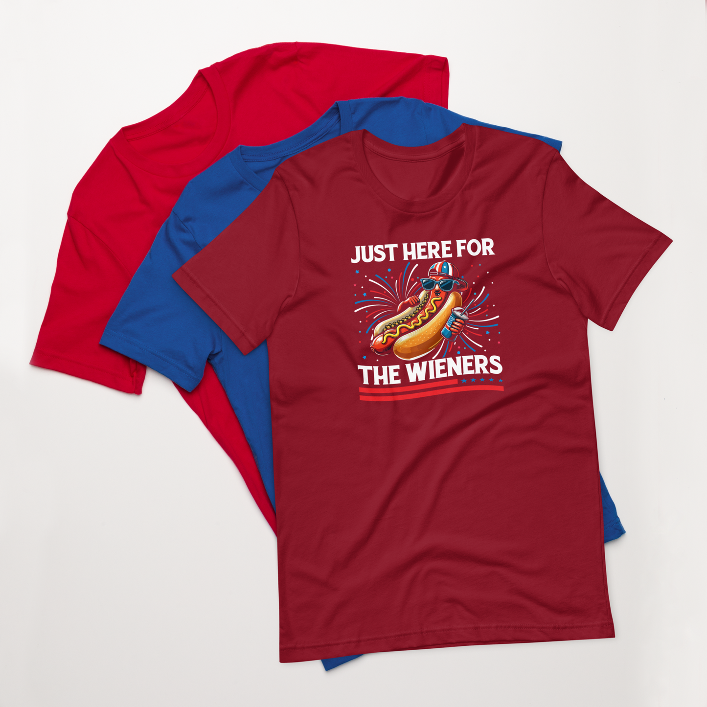 Just Here For The Wieners Tee
