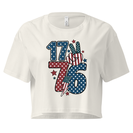 1776 ✌🏻 Cropped Tee