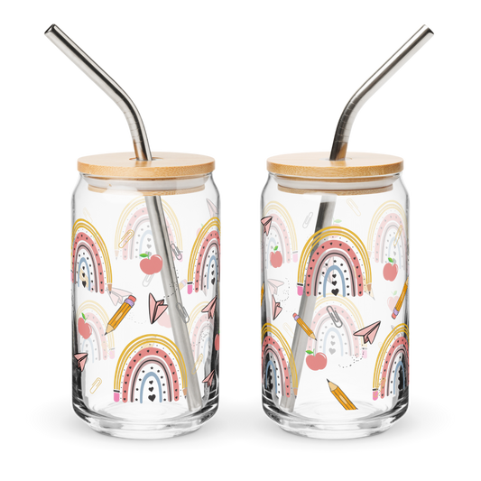The "Empowered Educator" Era 16oz Glass Can