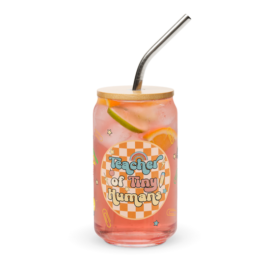 The "Tiny Humans" Era 16 oz Can-Shaped Glass