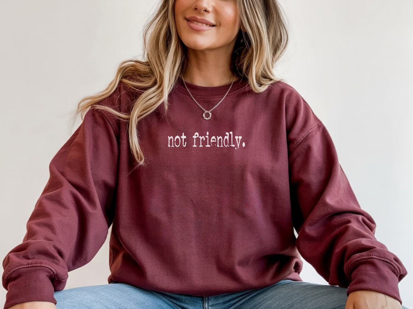 The "Not Friendly" Era Tee & Sweatshirt