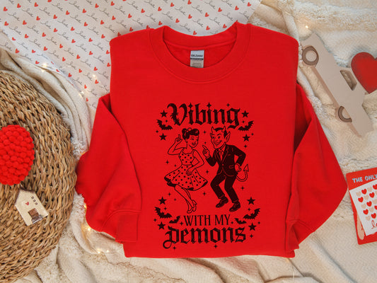 The Vibing With My Demons Era Tee & Sweatshirt