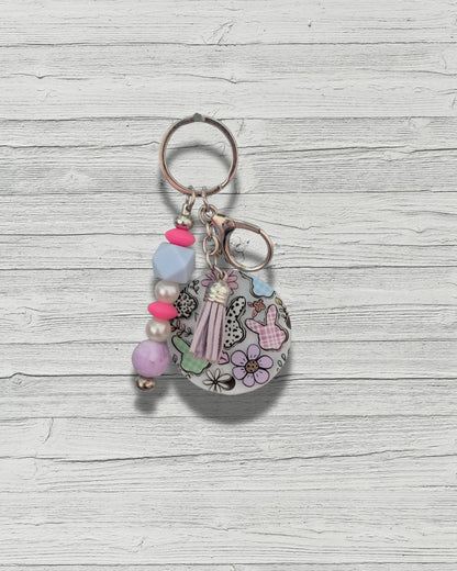 The "Self-Expression Era" Acrylic & Bead Keychains