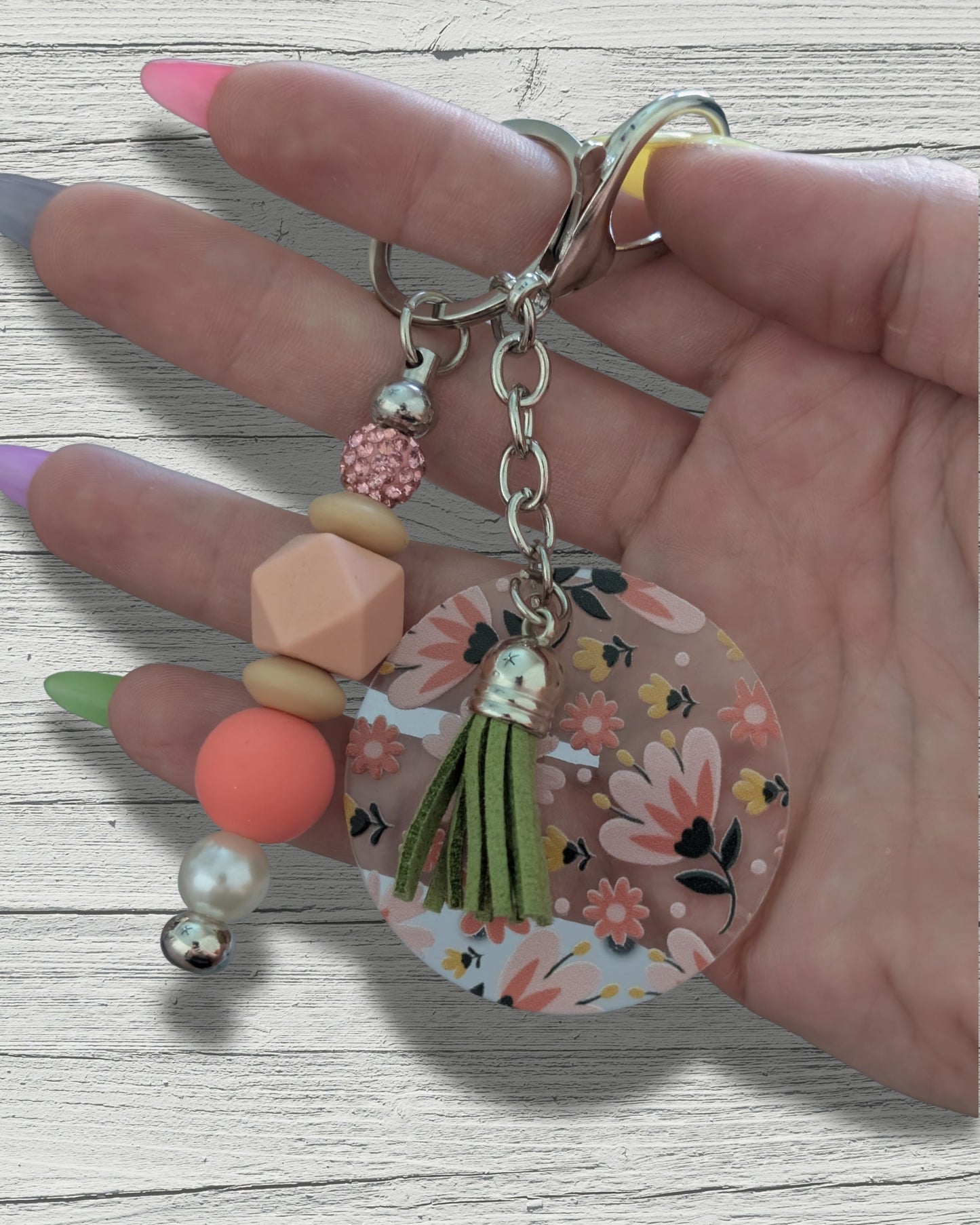 The "Self-Expression Era" Acrylic & Bead Keychains