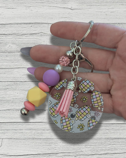 The "Self-Expression Era" Acrylic & Bead Keychains