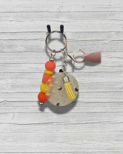 The "Self-Expression Era" Acrylic & Bead Keychains