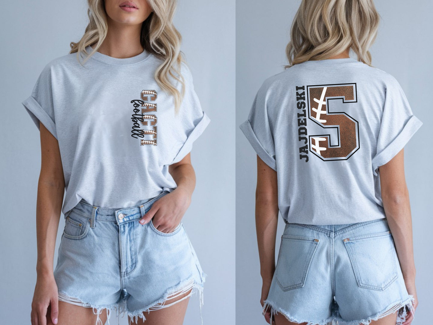The "Custom Game Day" Era Custom Football Tees & Crewnecks