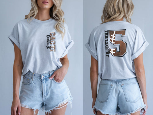 The "Custom Game Day" Era Custom Football Tees & Crewnecks