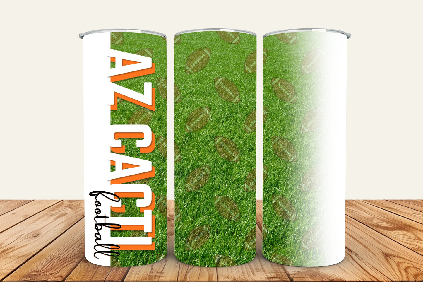 AZ Cacti Football 20oz Tumbler
