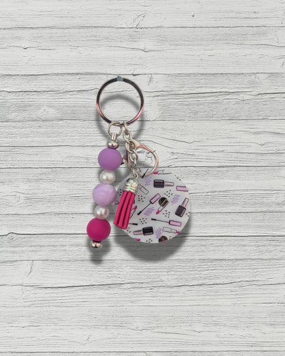 The "Self-Expression Era" Acrylic & Bead Keychains