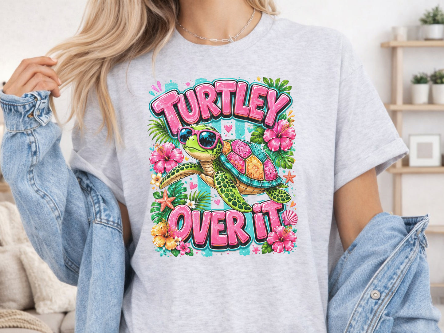 Turtley Over It Graphic Tee