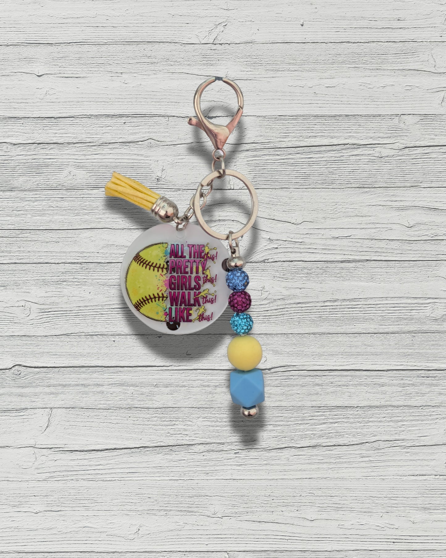 The "Self-Expression Era" Acrylic & Bead Keychains