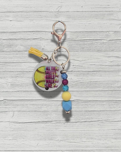 The "Self-Expression Era" Acrylic & Bead Keychains