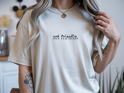 The "Not Friendly" Era Tee & Sweatshirt