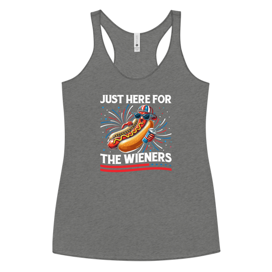 Just Here For The Wieners Women’s Tank