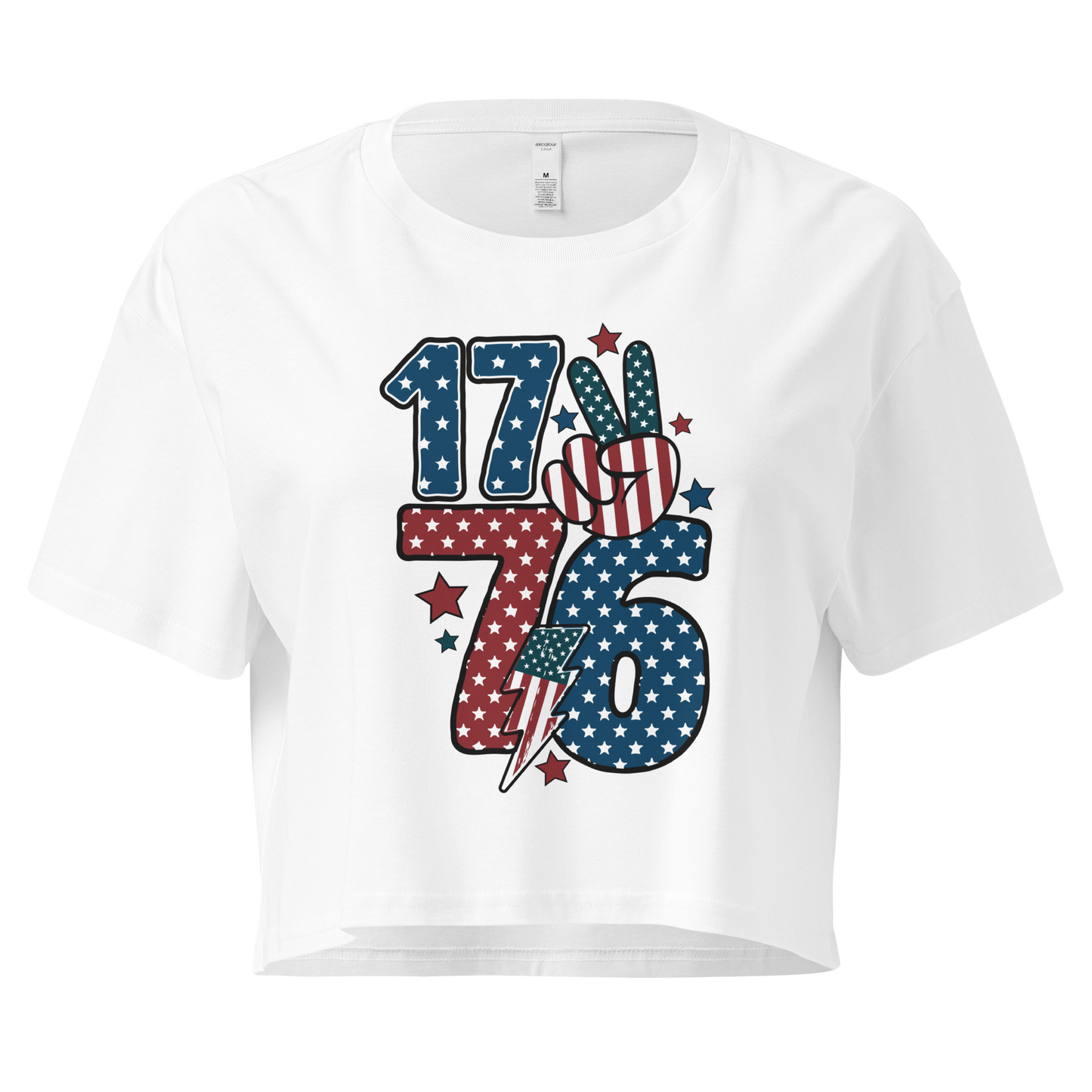 1776 ✌🏻 Cropped Tee