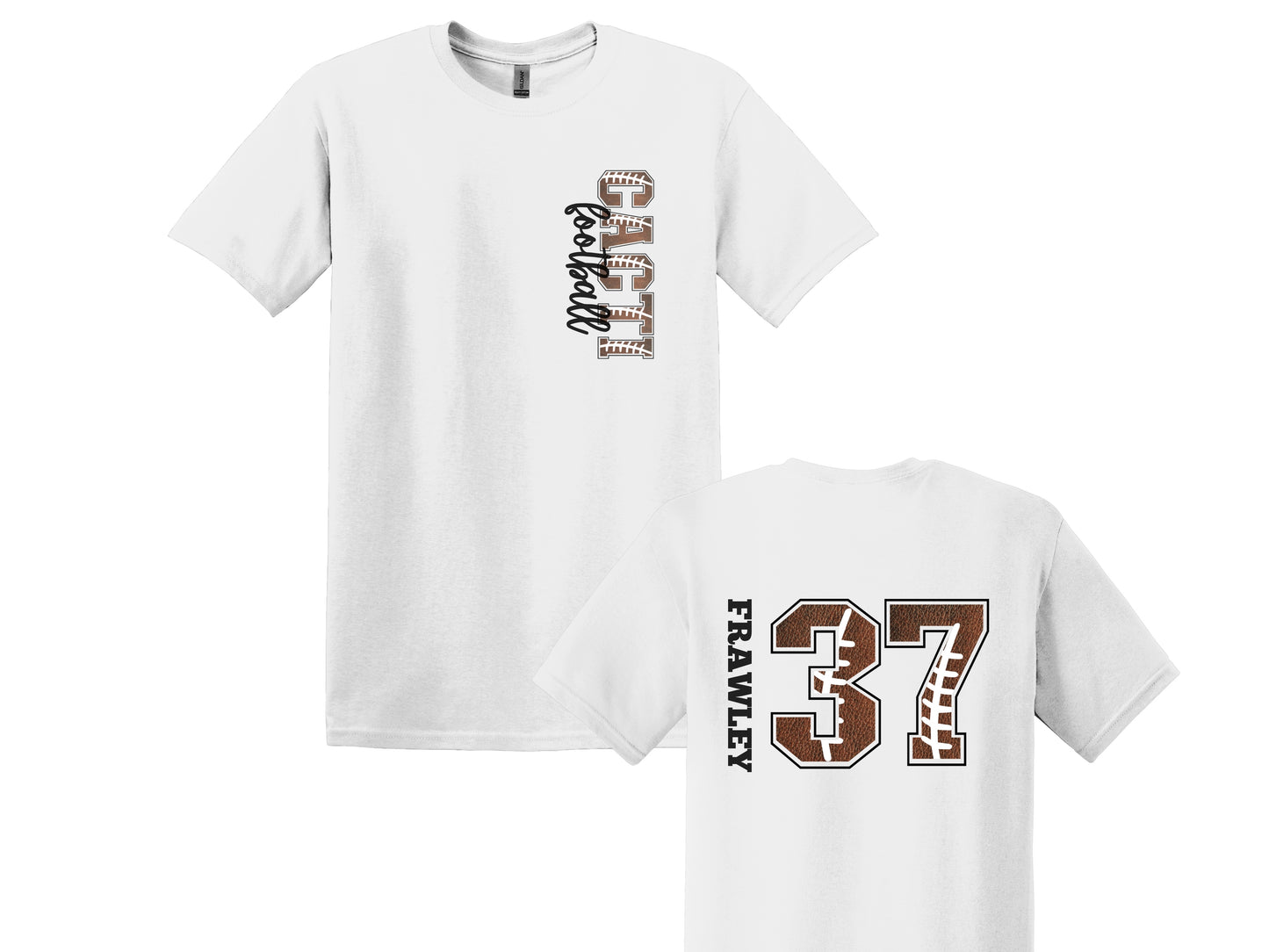The "Custom Game Day" Era Custom Football Tees & Crewnecks