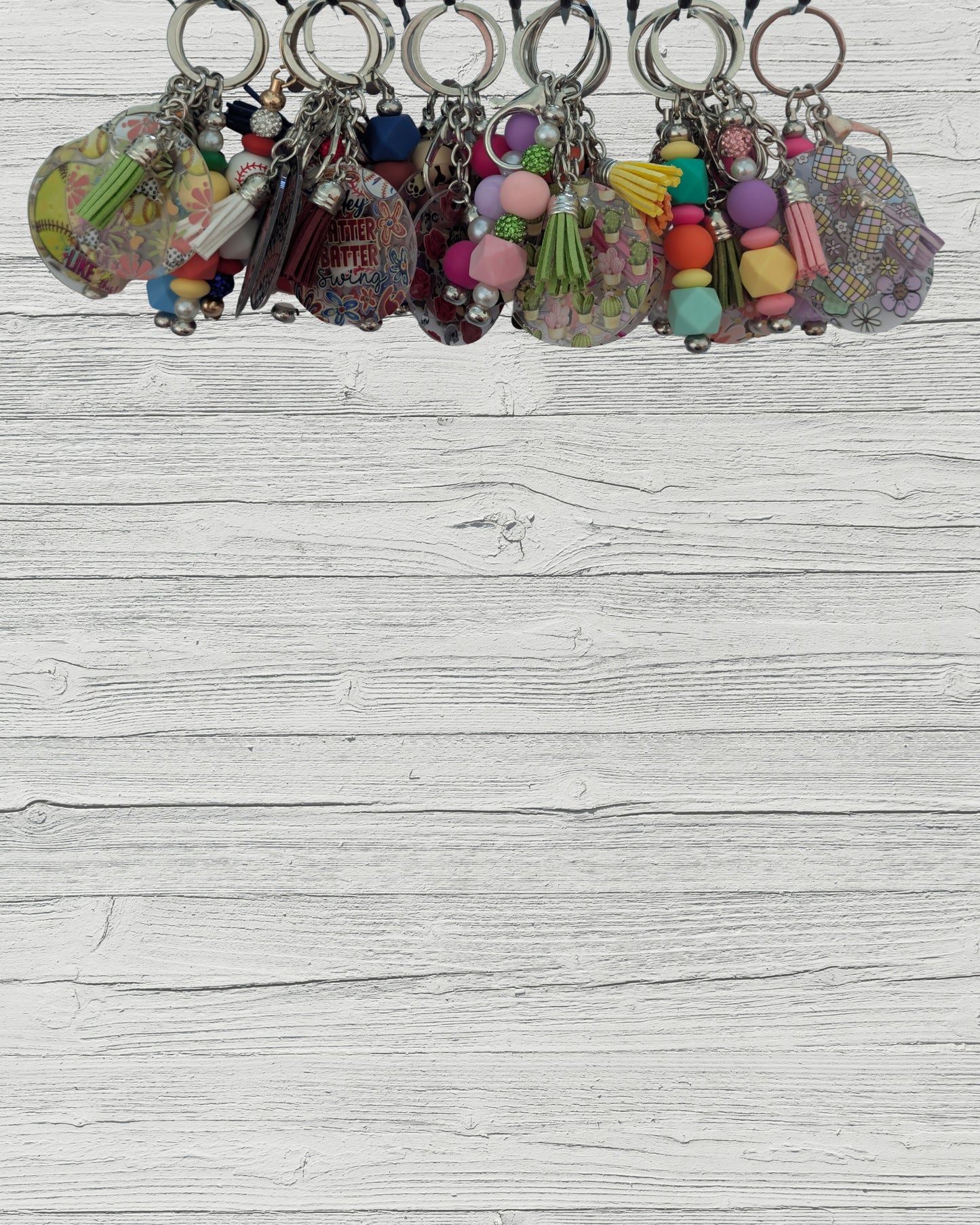 The "Self-Expression Era" Acrylic & Bead Keychains