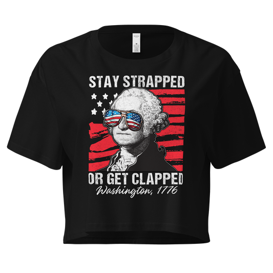 Stay Strapped Cropped Tee