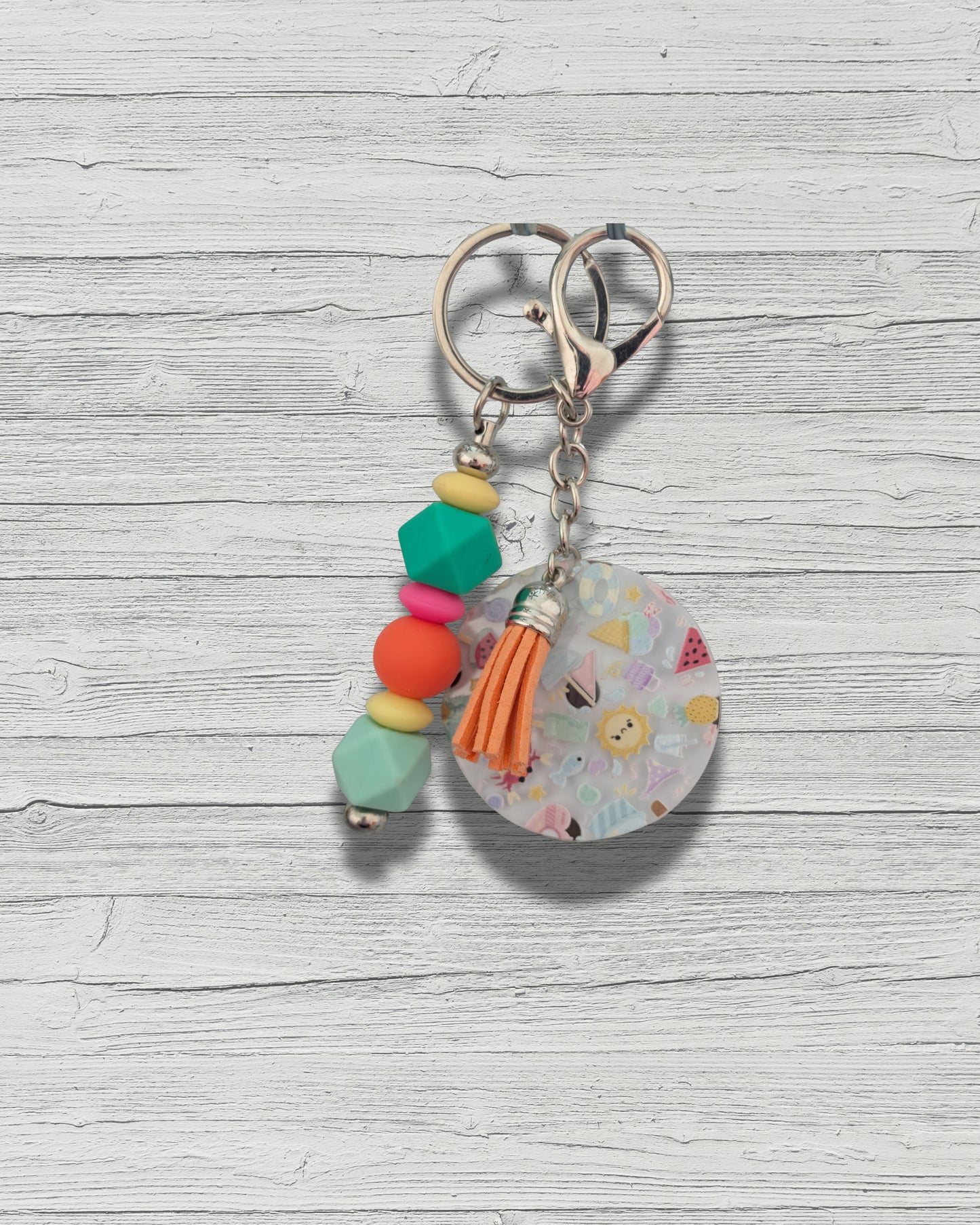 The "Self-Expression Era" Acrylic & Bead Keychains