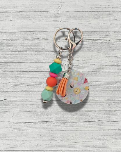 The "Self-Expression Era" Acrylic & Bead Keychains