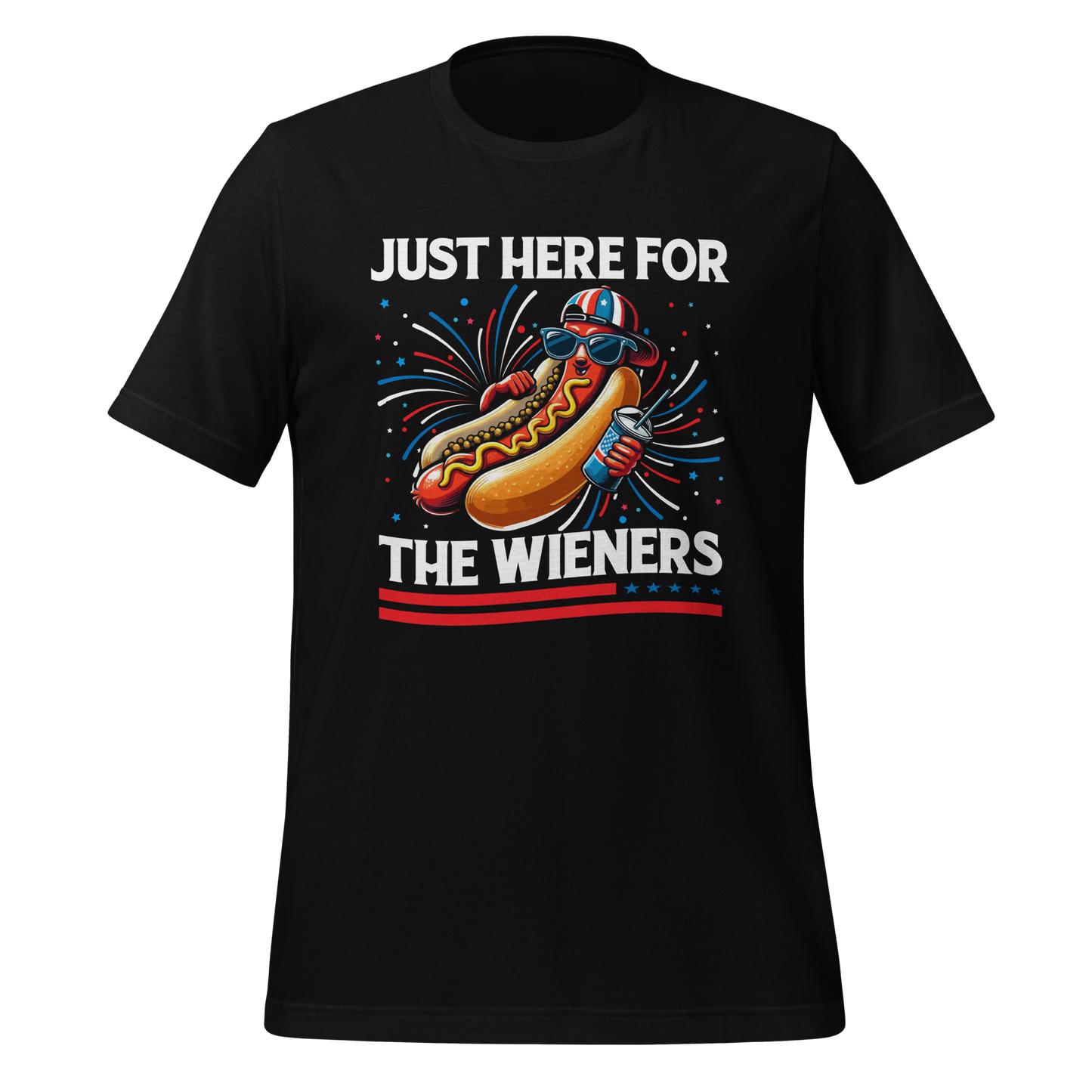 Just Here For The Wieners Tee