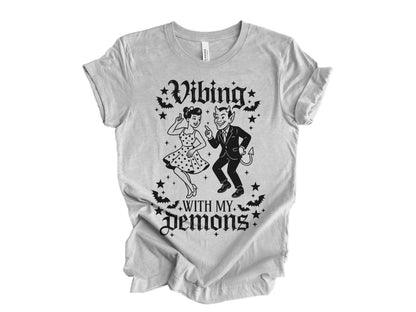 The Vibing With My Demons Era Tee & Sweatshirt