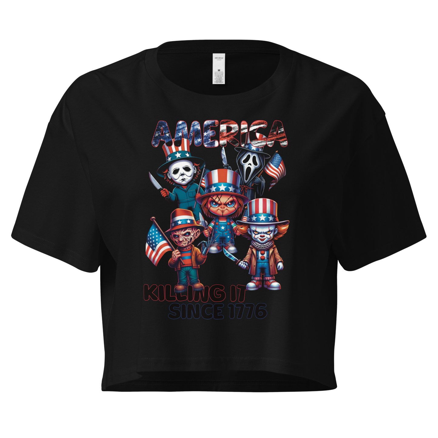 America Killers Cropped Tee