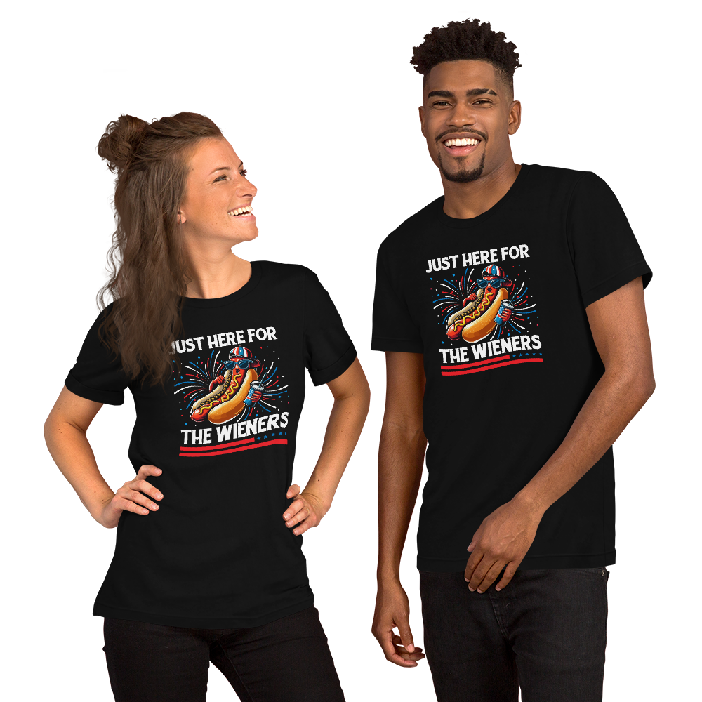 Just Here For The Wieners Tee