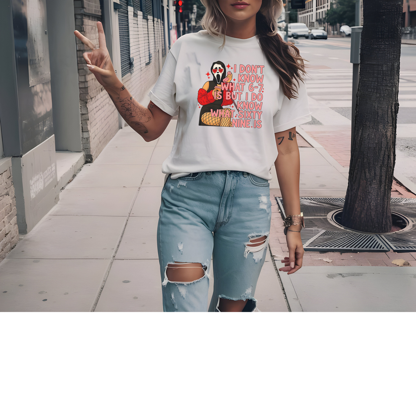 I Don't Know What 6-7 Is... The Cropped Tee