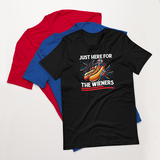 Just Here For The Wieners Tee