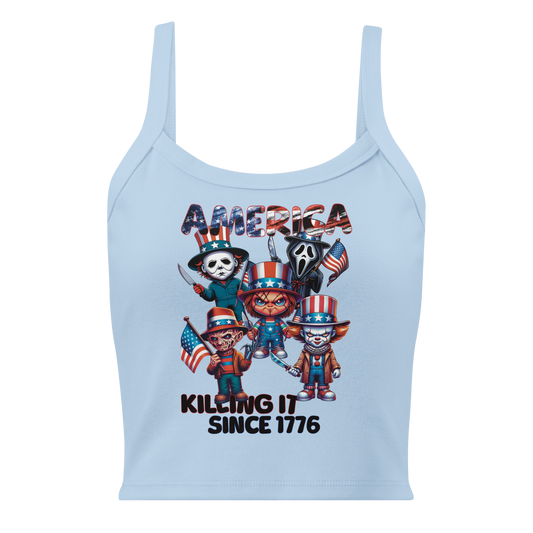 America Killers Cropped Tank
