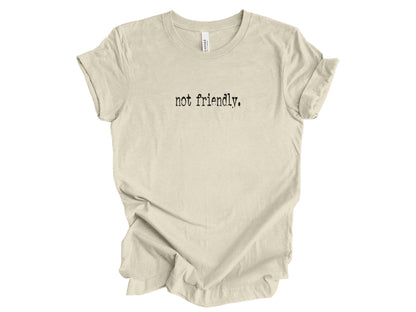 The "Not Friendly" Era Tee & Sweatshirt
