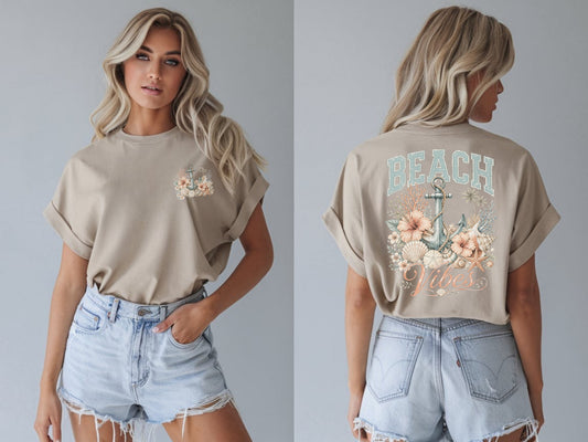 The Beach Vibes Comfort Colors Tee
