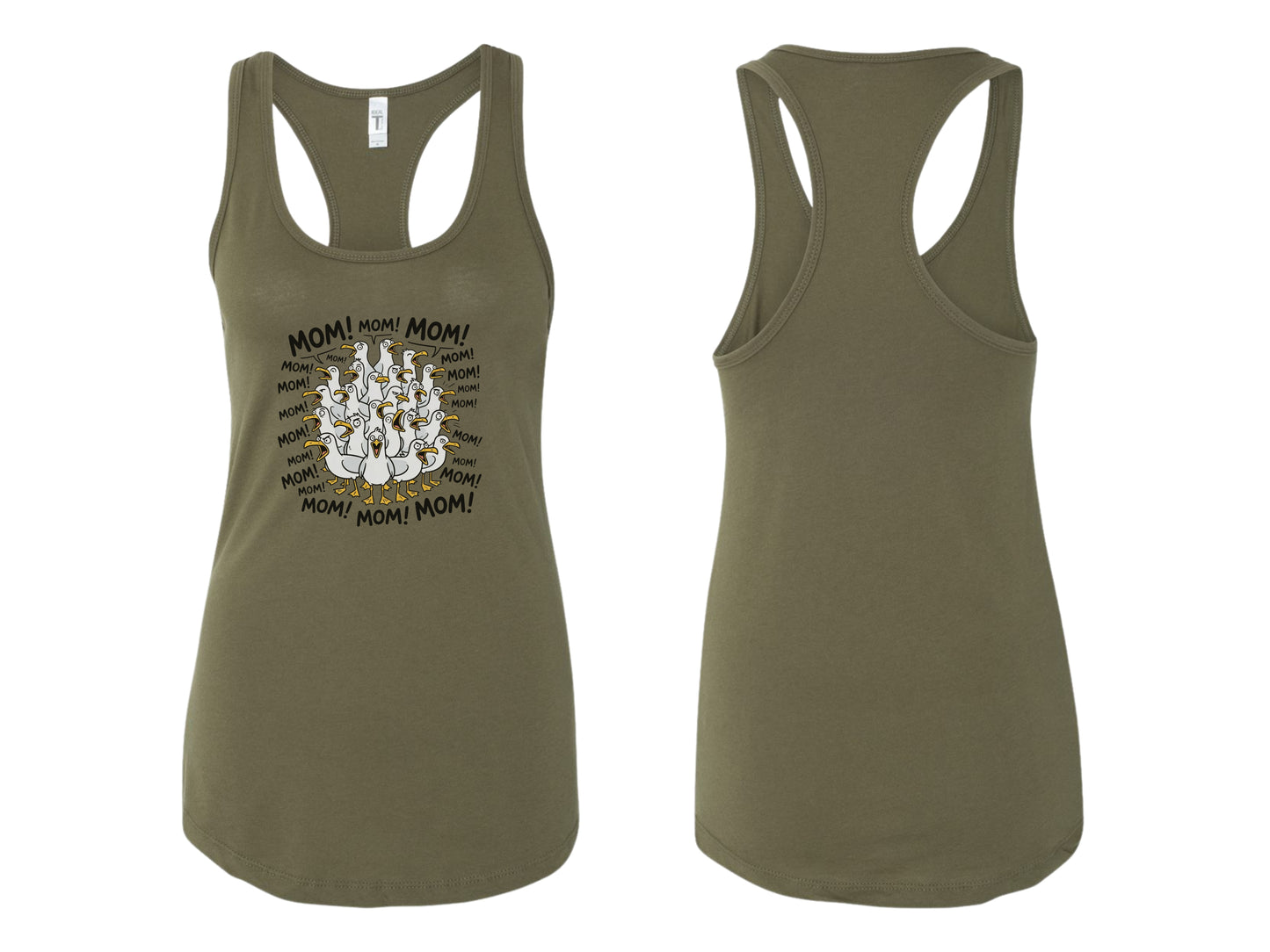 "MOM! MOM! MOM!" Seagull Tee & Tank
