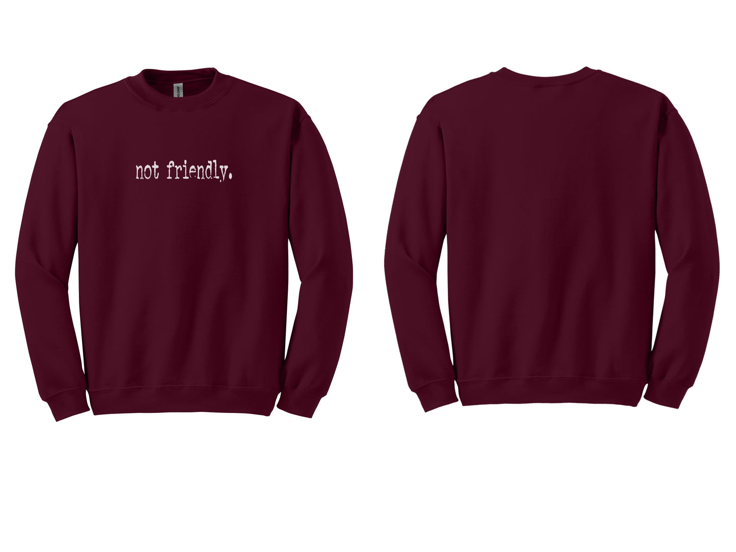 The "Not Friendly" Era Tee & Sweatshirt