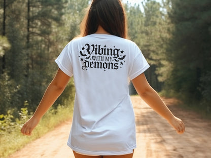 The Vibing With My Demons Era Tee & Sweatshirt