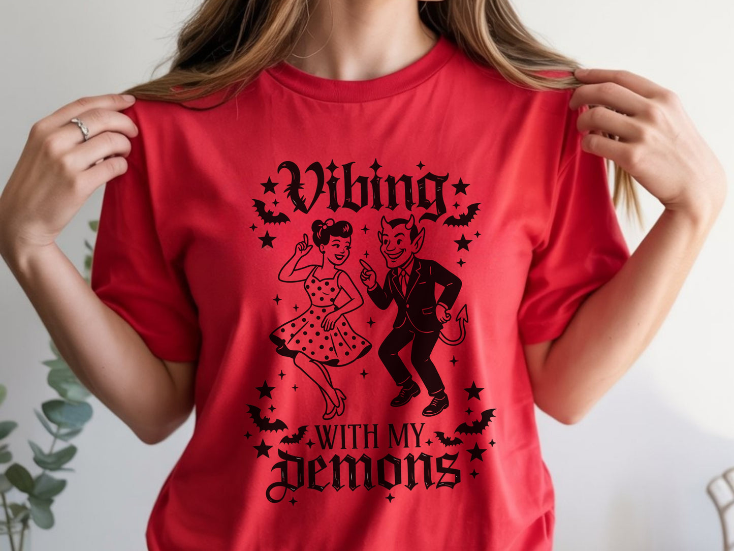 The Vibing With My Demons Era Tee & Sweatshirt