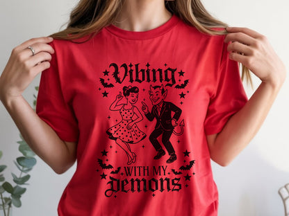 The Vibing With My Demons Era Tee & Sweatshirt