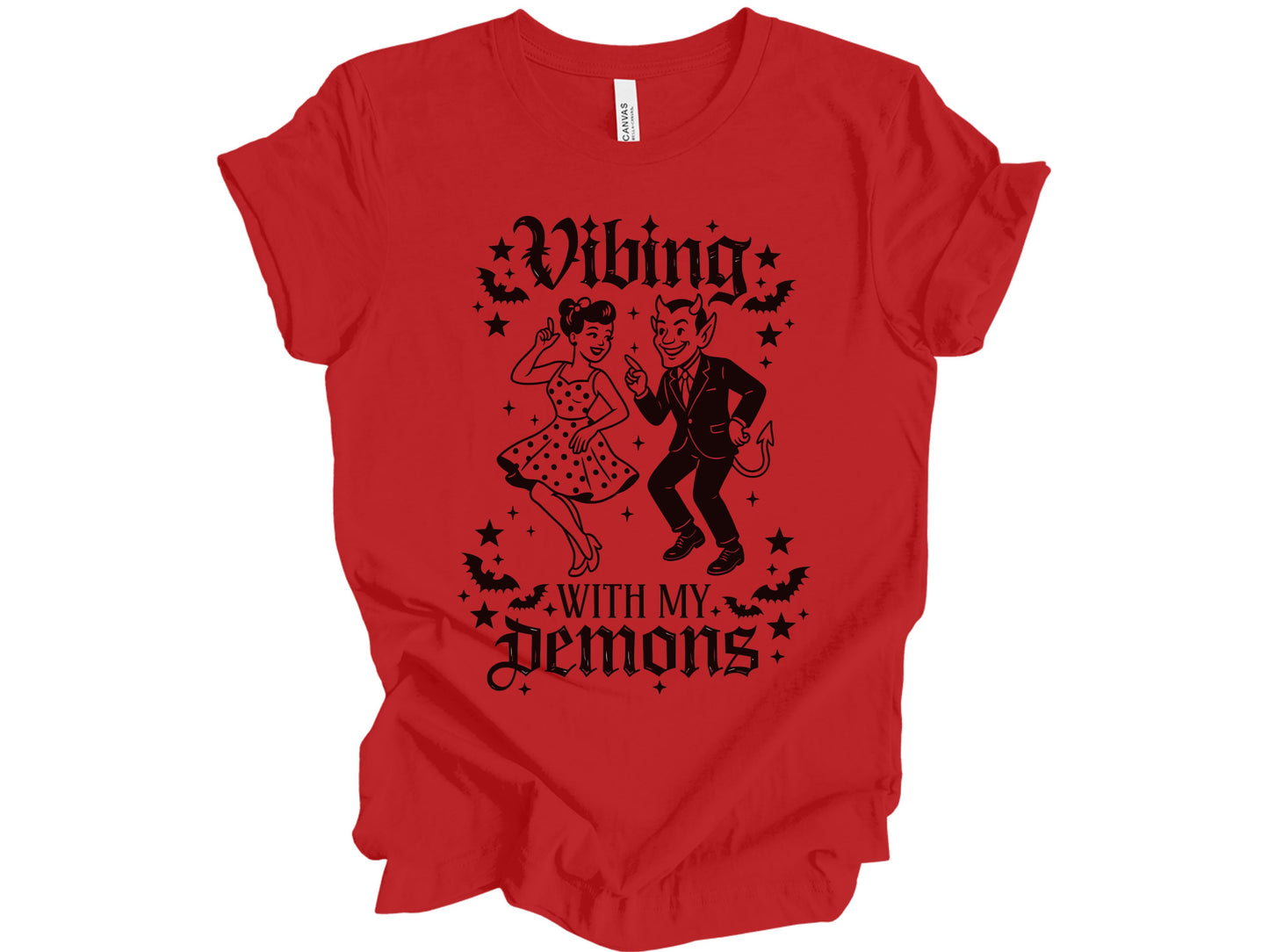 The Vibing With My Demons Era Tee & Sweatshirt