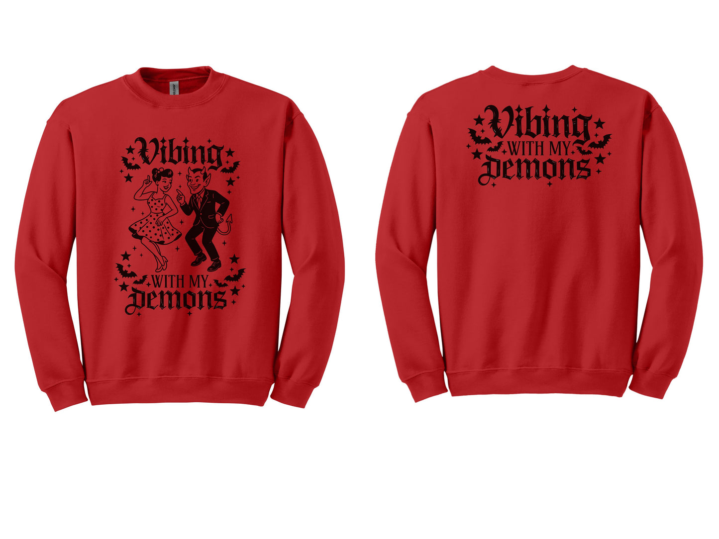 The Vibing With My Demons Era Tee & Sweatshirt