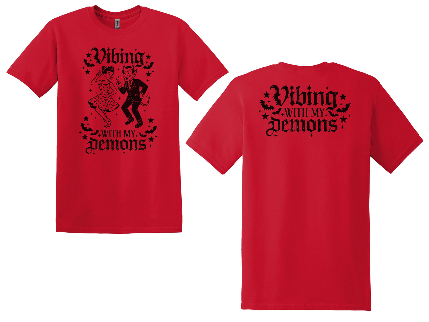 The Vibing With My Demons Era Tee & Sweatshirt