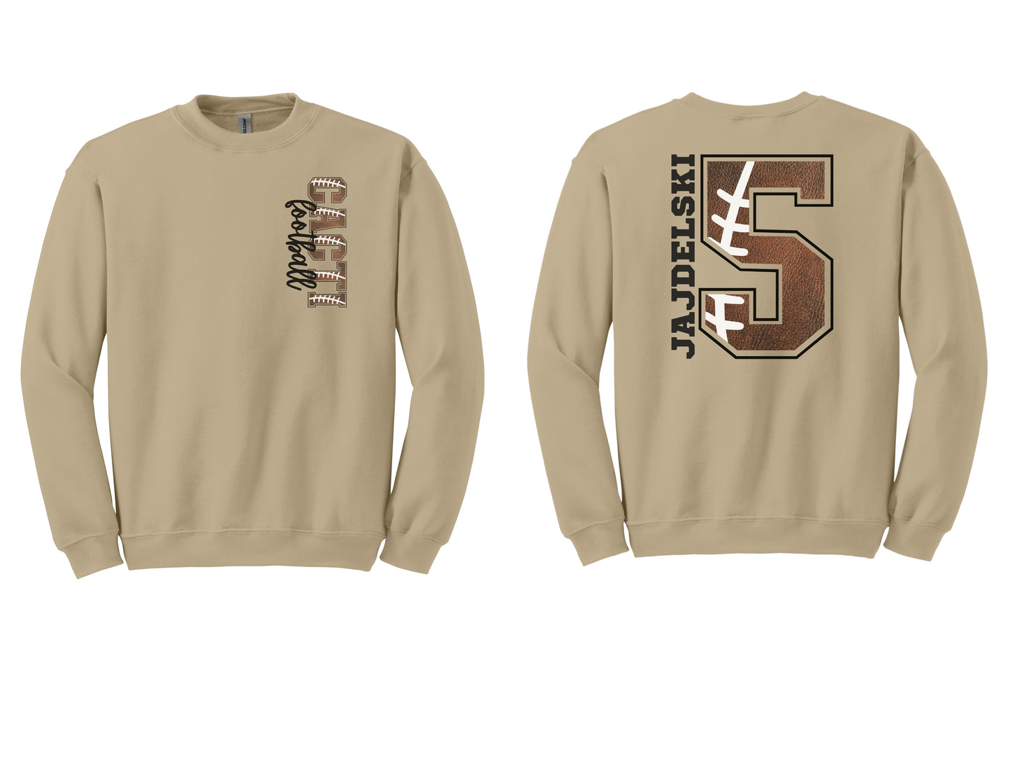 The "Custom Game Day" Era Custom Football Tees & Crewnecks