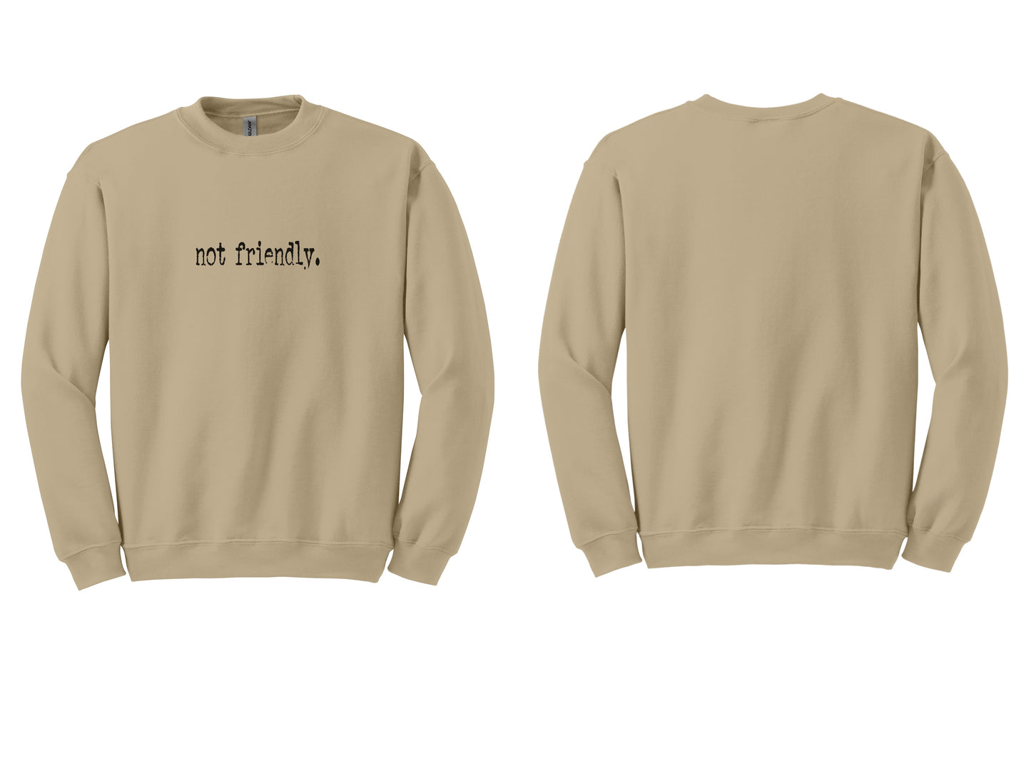 The "Not Friendly" Era Tee & Sweatshirt